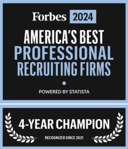 Forbes America's Best Recruiting Firm List 2021