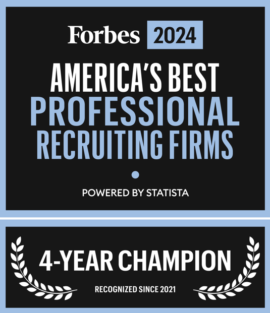 Forbes America's Best Recruiting Firm List 2021